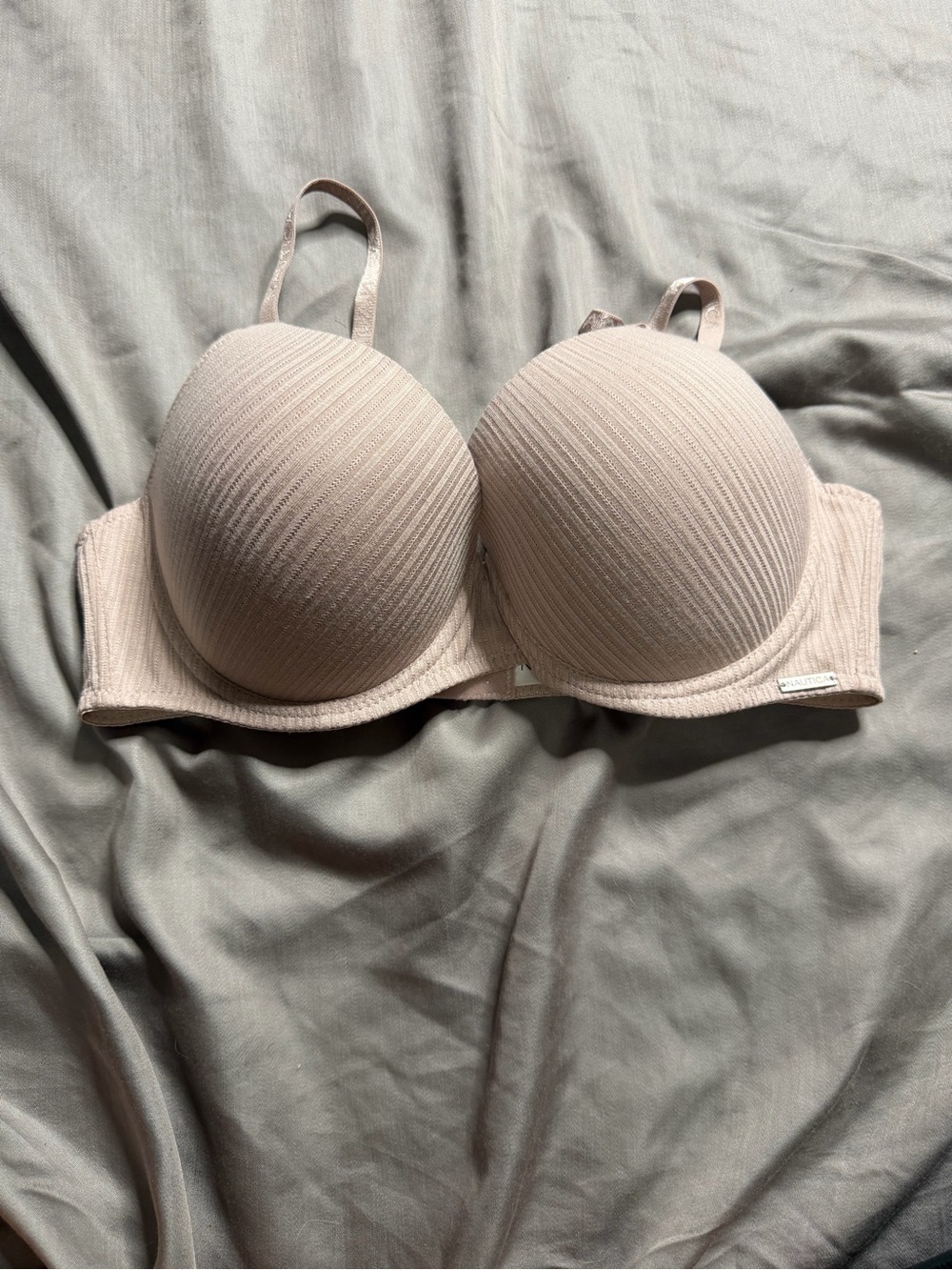 Nautica Light Nude Ribbed T-Shirt Bra